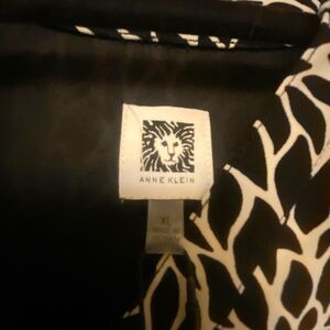 Anne Klein Black and white dress xL